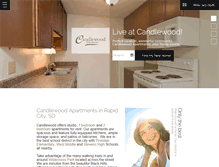 Tablet Screenshot of candlewood-apts.com